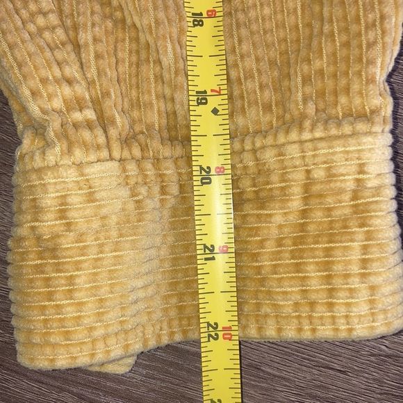 Womens Vintage Chadwicks Medium Butterscotch Yellow Light Corduroy Jacket - Picture 11 of 12